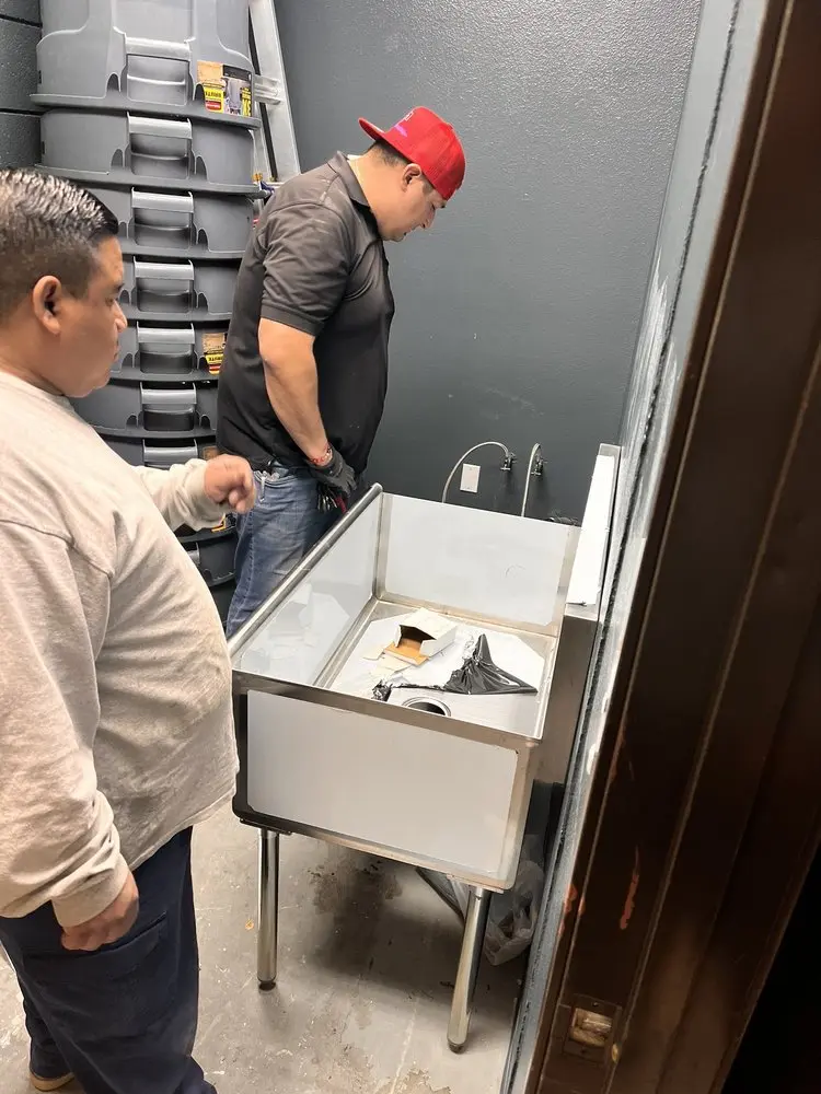 Commercial plumbing and sink installation in East End - Valley Street